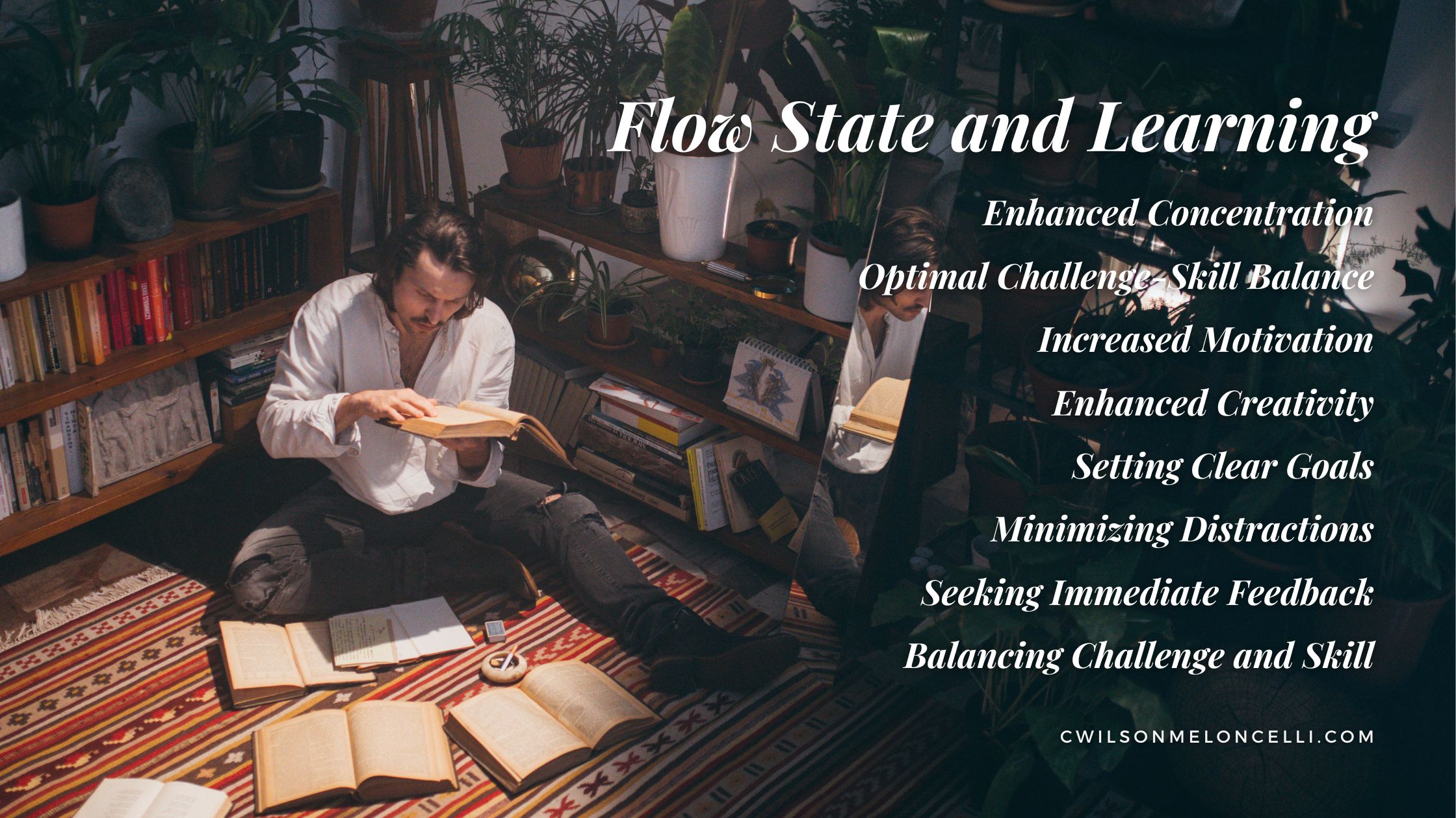 Flow state and accelerated learning optimal experiences